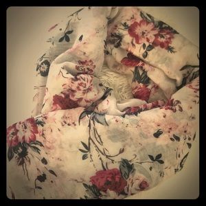 Floral scarf